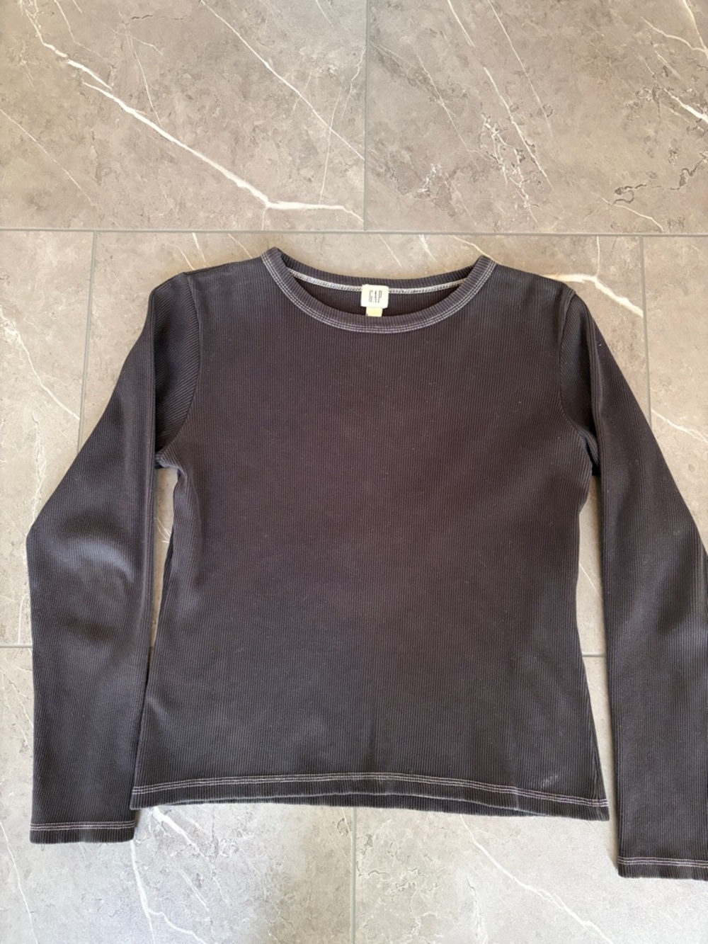 Vintage Gap Cotton Ribbed Long Sleeve Top